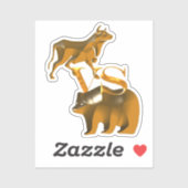 Bull versus Beer Sticker (Vel)