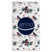 Bull-vinch en kerstfeestdromen klein cadeauzakje (Achterkant)