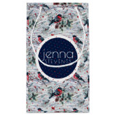 Bull-vinch en kerstfeestdromen klein cadeauzakje (Achterkant)