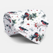 Bull-vinch en kerstvalpatroon stropdas (Opgerold)