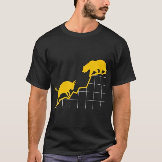 Bull vs Beer I Aandelen Beurs ETF Capital T-shirt (Voorkant)