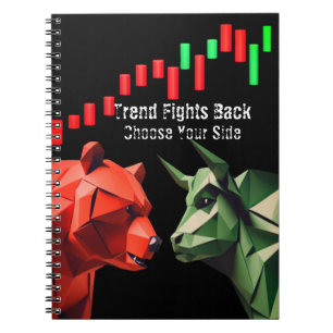 Bull vs. Beer Market Battle Notitieboek voor hande