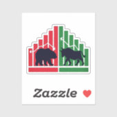 Bull vs Beer Sticker Beurs Clash (Vel)