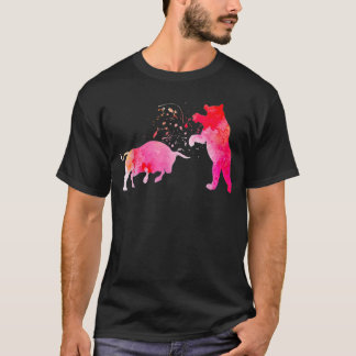 Bull VS Beer Stock Market Exchange Capitalism T-shirt