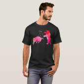 Bull VS Beer Stock Market Exchange Capitalism T-shirt (Voorkant volledig)