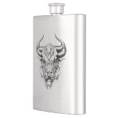 Bull Wild Animal Natuur Illustratie Art Tattoo Flacon (Links)