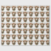 bull wrapping paper cadeaupapier (Vlak)