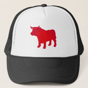 Bull ziet rood trucker pet
