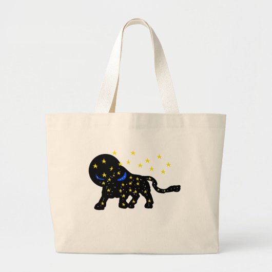 Bull Zodiac Tote Bag – Strong Sign Energy Gift (Voorkant)