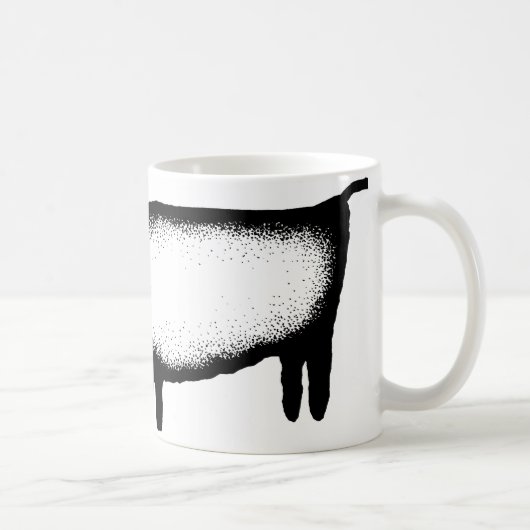 Bull - zwart koffiemok (Rechts)