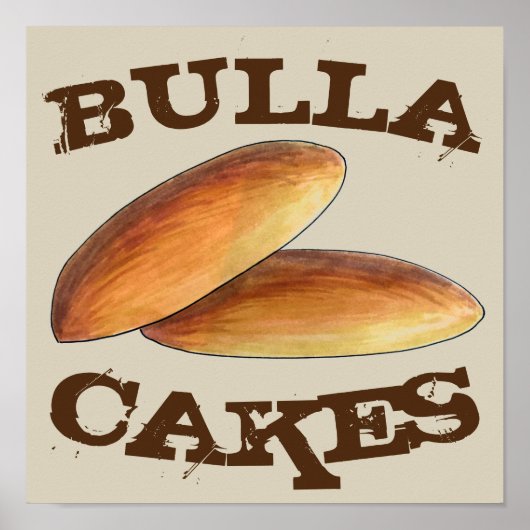 Bulla Cakes Traditional Jamaican Molasses Cake Poster (Voorkant)