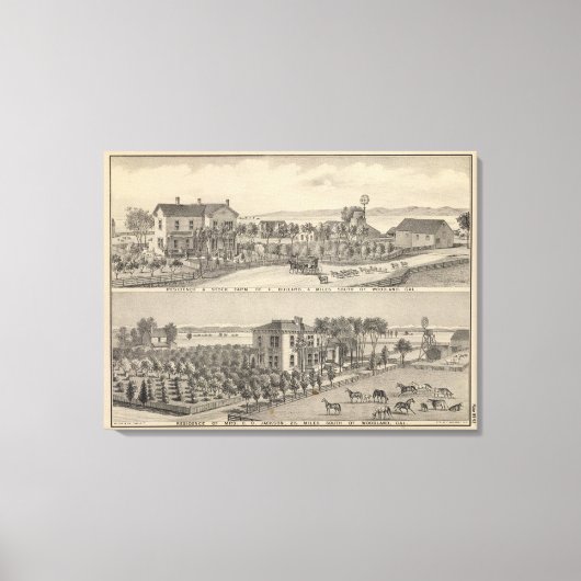 Bullard, Jackson-residenties Canvas Afdruk (Voorkant)