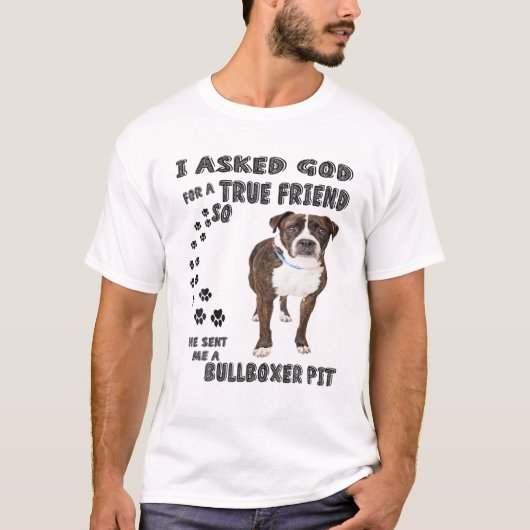Bullboxer Pit Quote mam Papa Costume, Boxer Pitbul T-shirt (Voorkant)