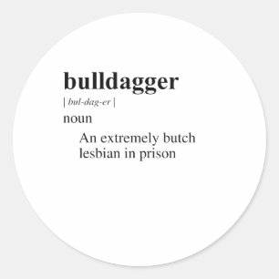 BULLDAGGER RONDE STICKER