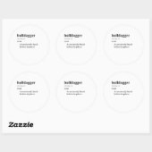 BULLDAGGER RONDE STICKER (Vel)