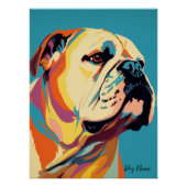 Bulldog 001 - Bruno Pokopen Perfect Poster (Voorkant)