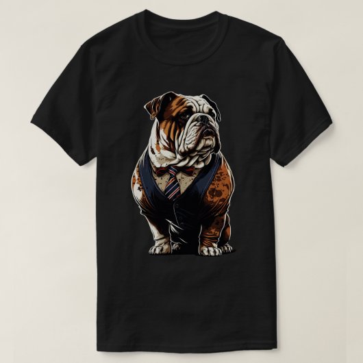 Bulldog 1 t-shirt (Design voorkant)