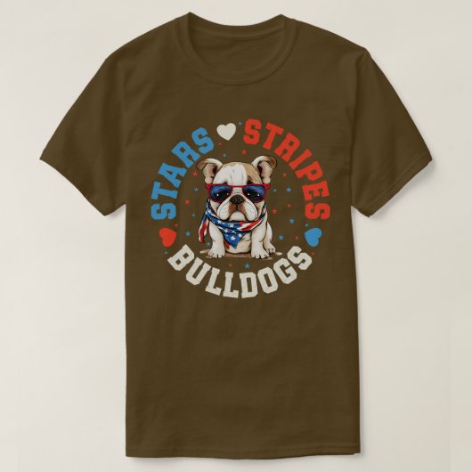 Bulldog 3 t-shirt (Design voorkant)