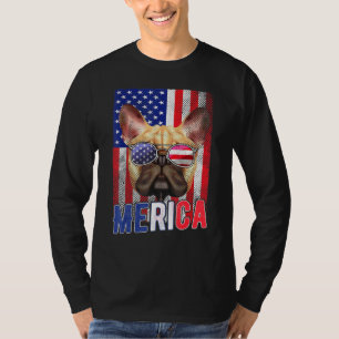 Bulldog 4 juli jongens Kinder zonnebril Usa Puppy T-shirt