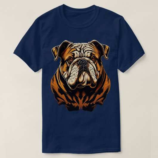 Bulldog 5 t-shirt (Design voorkant)
