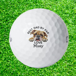 Bulldog Aanpassen Gift Dad Golfballen