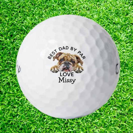 Bulldog Aanpassen Gift Dad Golfballen