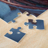 Bulldog Achterbaan Kerstmis Legpuzzel (Zijkant)