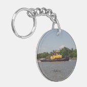 Bulldog acryl sleutelhanger (Voorkant Links)