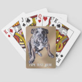 Bulldog afspeelkaarten Aangepaste Bulldog Kaarten (Achterkant)