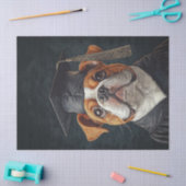 Bulldog Afstudeer Decoupage Tissuepapier (Craft)