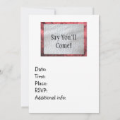 Bulldog als rendierkerstfeest Uitnodigingen (Achterkant)