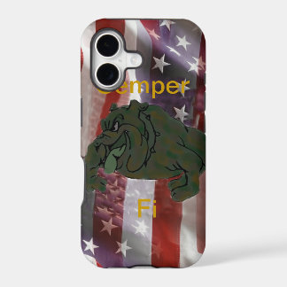 Bulldog Amerikaanse Vlag I Phone 5 Hoesje