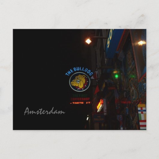 bulldog, Amsterdam Briefkaart (Voorkant)