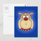 Bulldog Ansichtkaart Briefkaart (Voorkant / Achterkant)