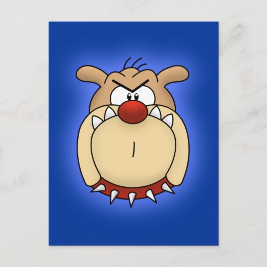 Bulldog Ansichtkaart Briefkaart (Voorkant)