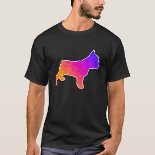 Bulldog ar Low Poly T-shirt