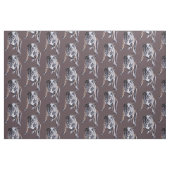 Bulldog Art Fabric Dog Art Pattern Fabric Stof (Fat Quarter)