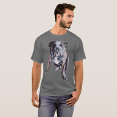 Bulldog Art T-shirts Mannen Vrouwen Kinderen & Plu (Voorkant volledig)