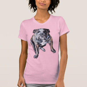 Bulldog Art T-shirts Shirt Bulldog