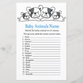 Bulldog Baby Animals Name Game (Voorkant)