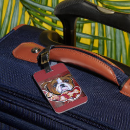 Bulldog Bagagelabel