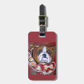 Bulldog Bagagelabel (Voorkant verticaal)