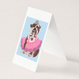 Bulldog Ballerina Kaart
