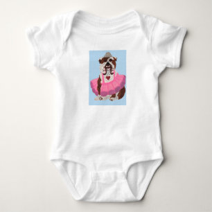 Bulldog Ballerina Romper