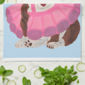 Bulldog Ballerina Theedoek (Gevouwen)