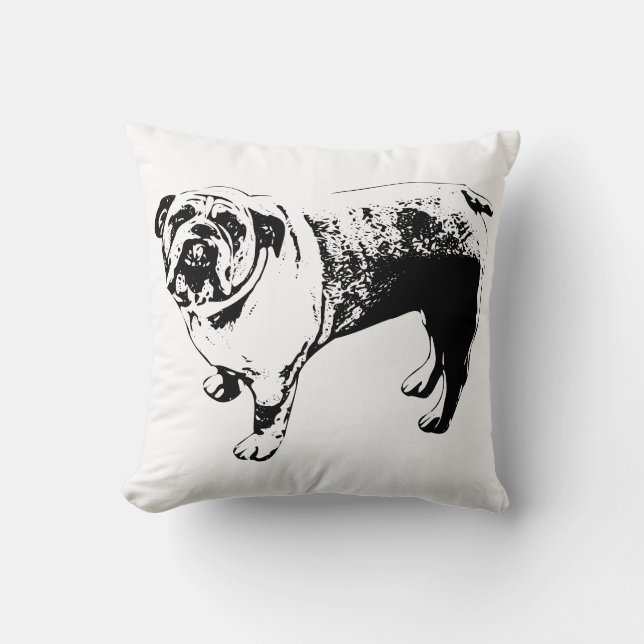 Bulldog Bank Accent Kussen (Voorkant)