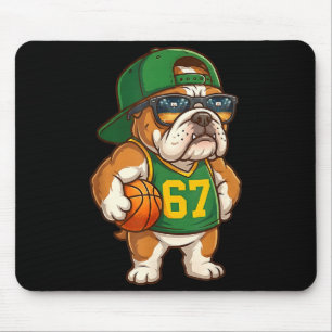 Bulldog Basketbal 67 Gen Alpha Slang Srts Hond Jon Muismat