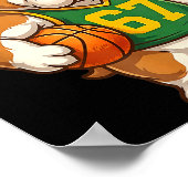 Bulldog Basketball 67 Gen Alpha Slang Srts Dog Boy Poster (Hoek)