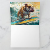 Bulldog Beach Surfschildering Kaart (Binnen)