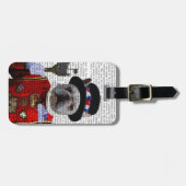 Bulldog Beefeater Bagagelabel (Voorkant horizontaal)